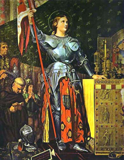 Santa Joana d'Arc em batalha