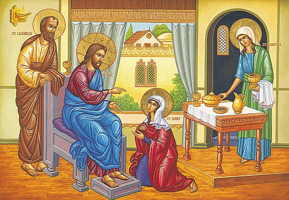 Santos Marta-Maria e Lázaro - Amigos de Jesus