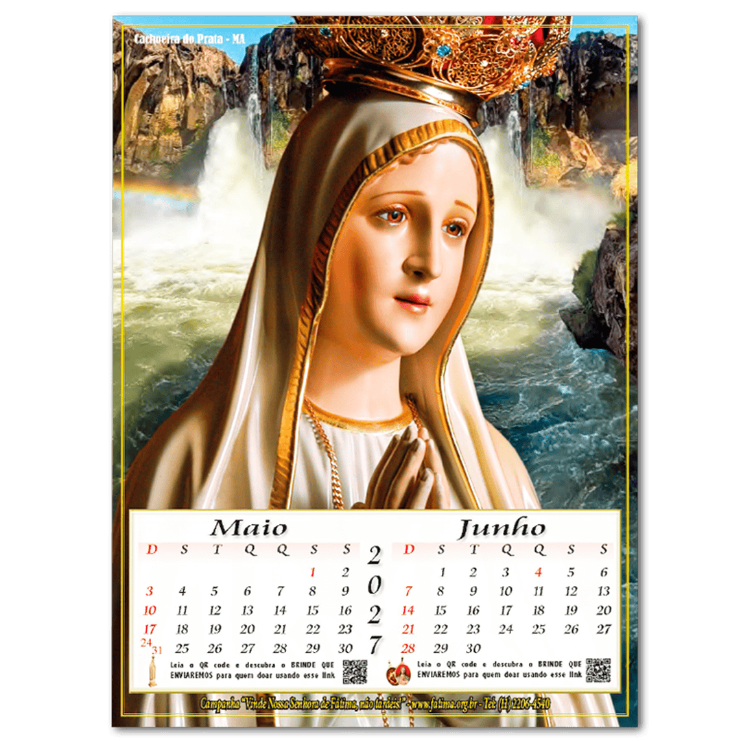 Calendário 2027 – página do segundo mês